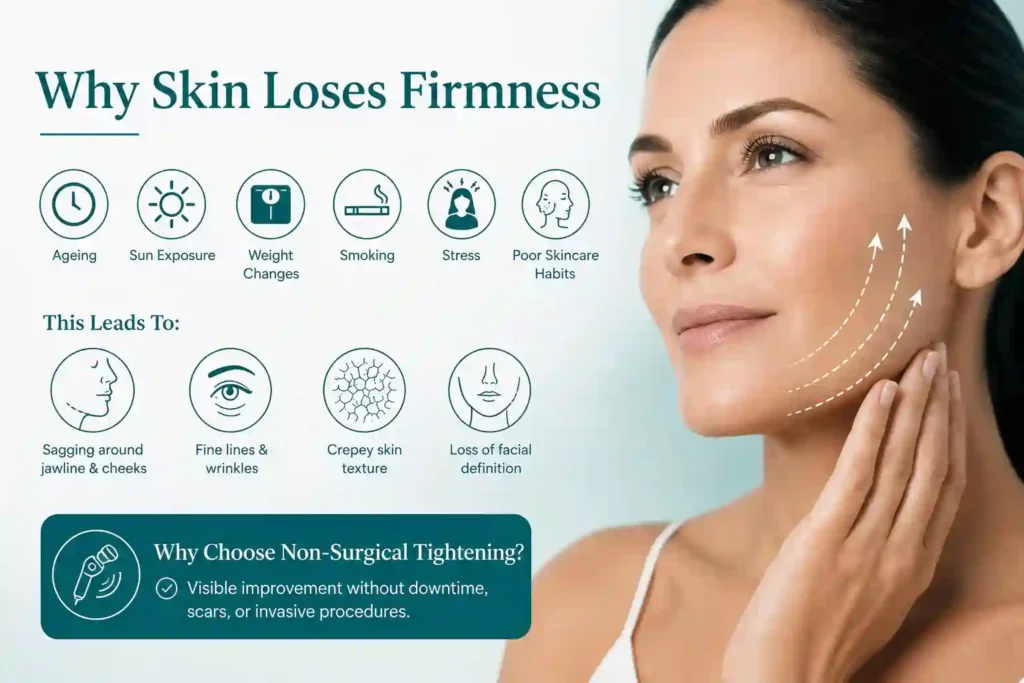 What Makes Skin Lose Firmness and Why Do People Seek Non-Surgical Tightening Datchet?